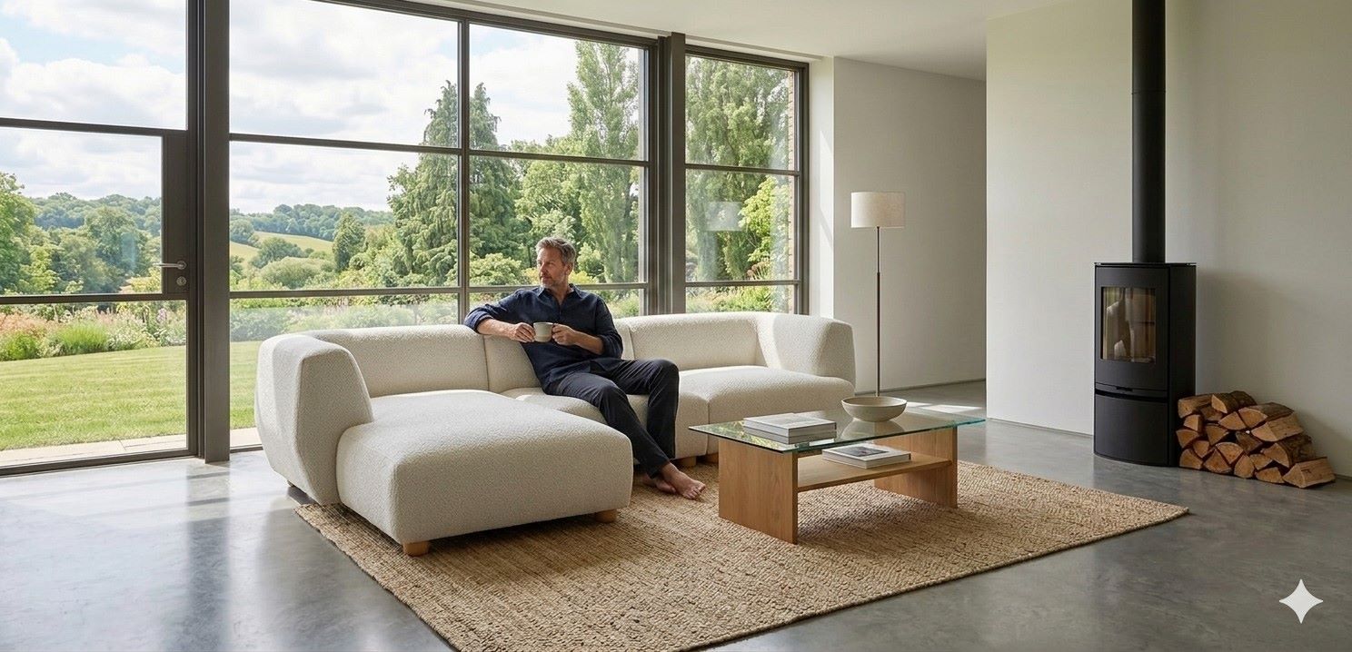 CAVA Modular Sofa 310 mit Chaiselongue – große Wohnlandschaft