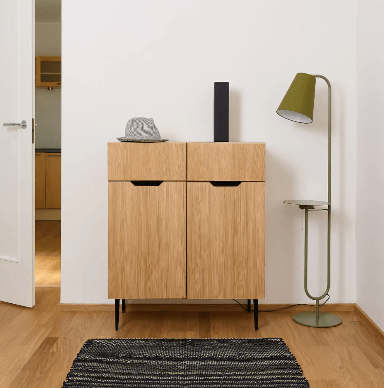 Sideboard nordisches Design Holz hochwertig 98 cm hoch