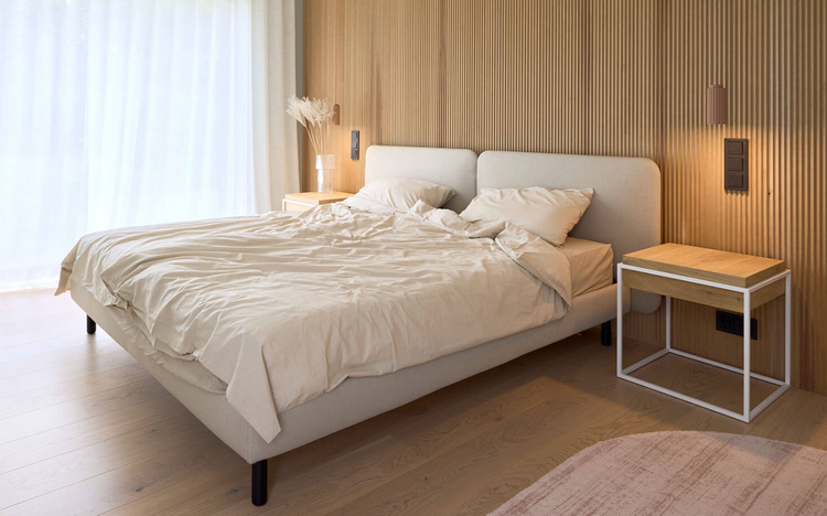 Betten & Nachttische - Im Bild: Bett HOLM von Oot-Oot