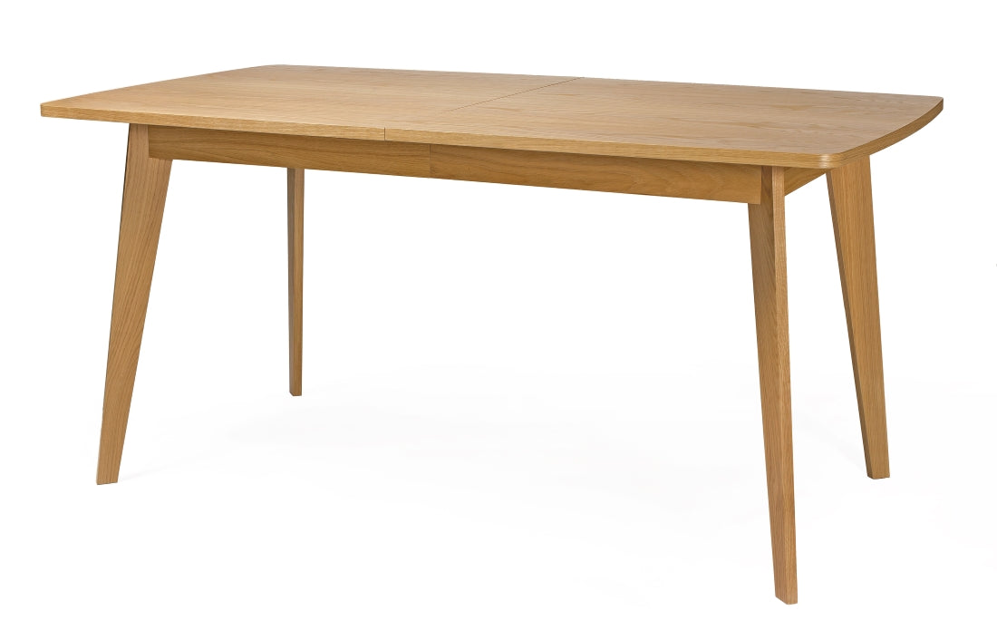 Ansicht von Esstisch KENSAL schräg von vorne, 160 cm Länge, Hersteller: Woodman