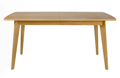 Seitenaufnahme von Esstisch KENSAL in kurzer Länge von 160 cm, Hersteller: Woodman