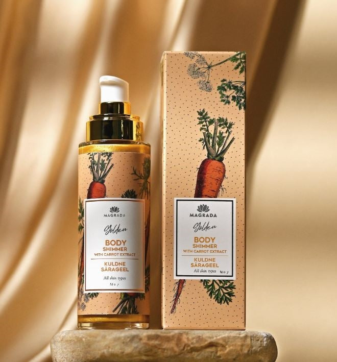 Body Shimmer mit Karottenextrakt von Magrada