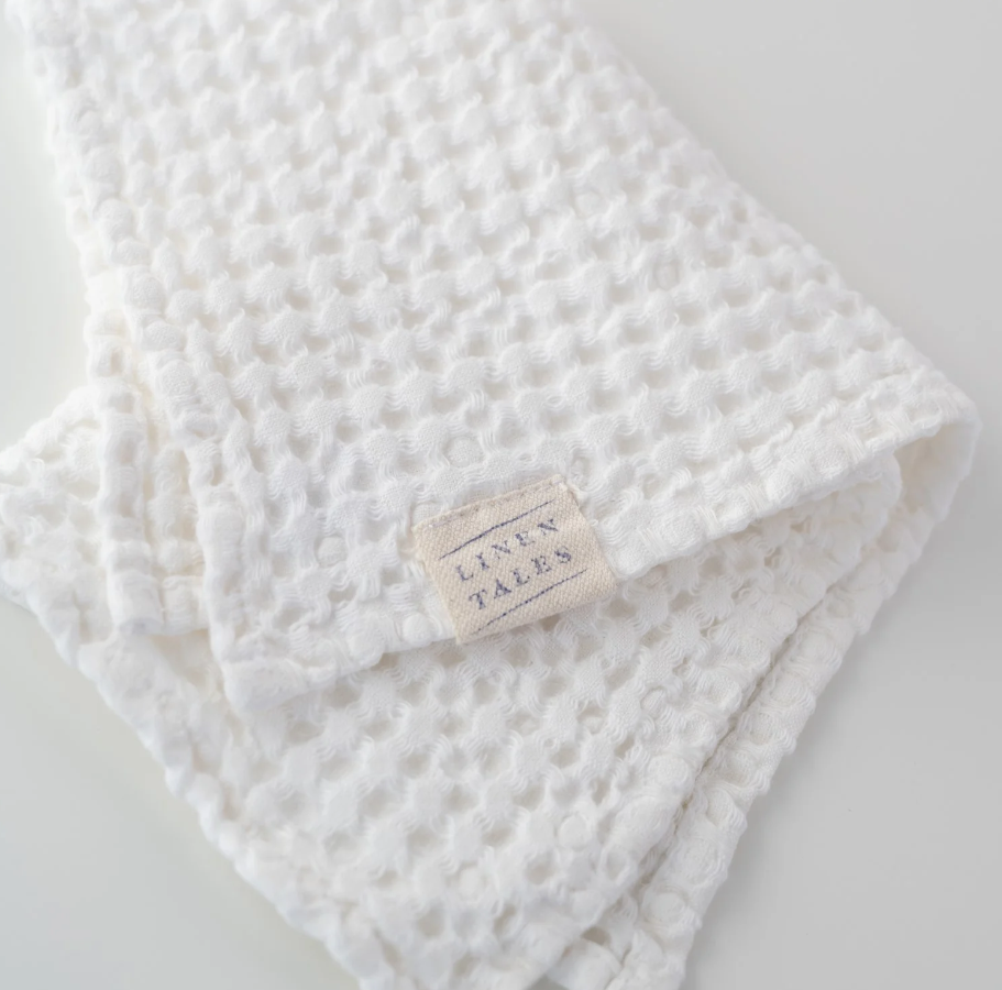 Waffelpiqué-Handtuch von Linen Tales