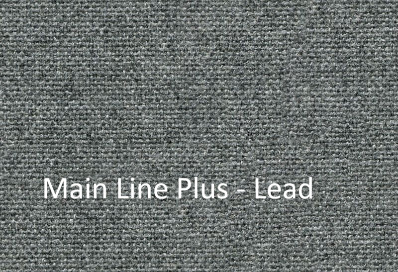 Stoff Main Line Plus Farbe Lead für Sitzpolster