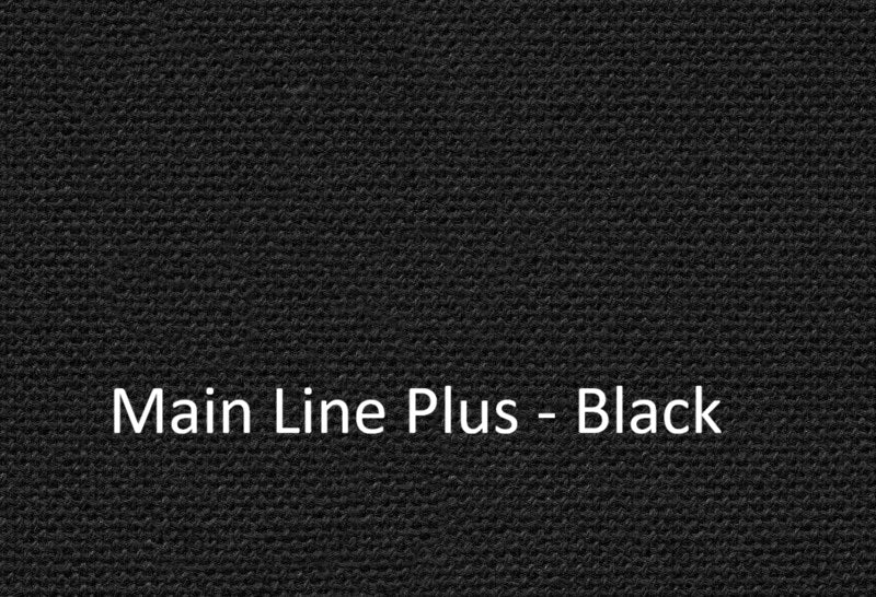 Stoff Main Line Plus Farbe Black für Sitzpolster
