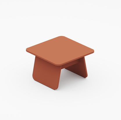 Beistelltisch MOMOKO: Groß/eckig Terracotta im skandinavischem Design, japanisch inspiriert vom litauischen Hersteller Emko
