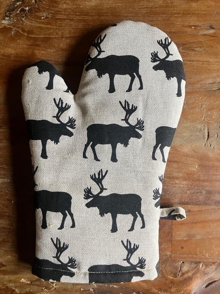 Halbleinen-Ofenhandschuh ELCH des litauischen Herstellers Namu Takstile