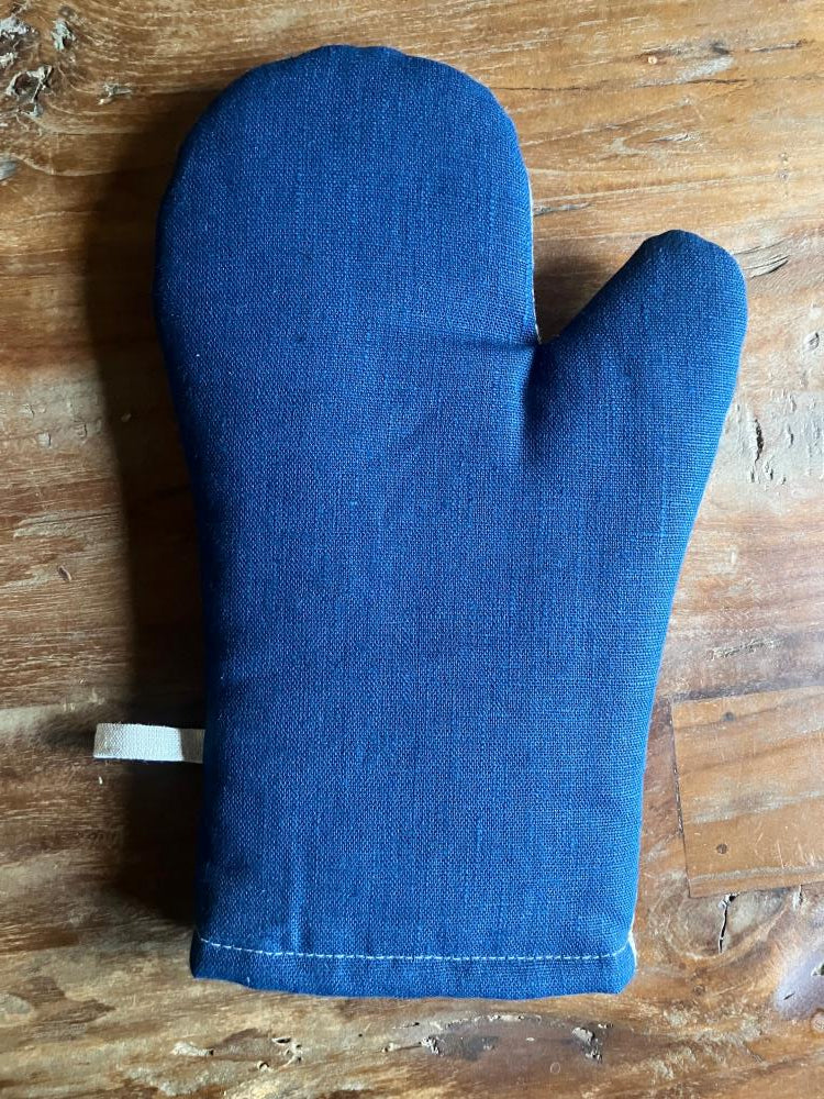 fisch handschuhe Ofenhandschuh FISCHE Halbleinen | Maritimes Design