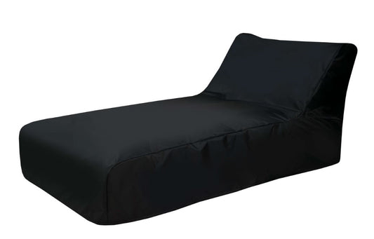 Schutzhülle aus 100% Polyester schwarz für Outdoor-Sitzsack SUNBED 90 von Slowdown 