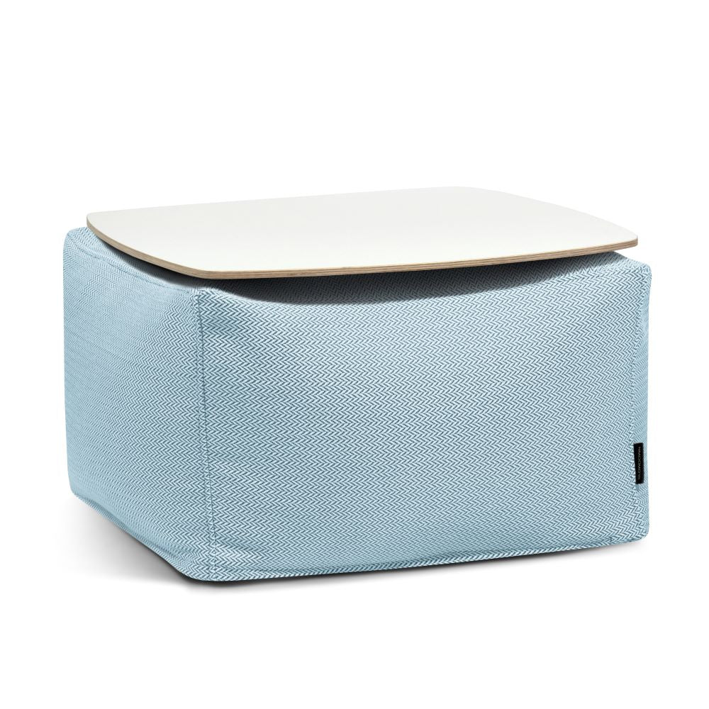 Sitzsack-Beistelltisch SOFT TABLE Canaria Hellblau, Hersteller: Slowdown