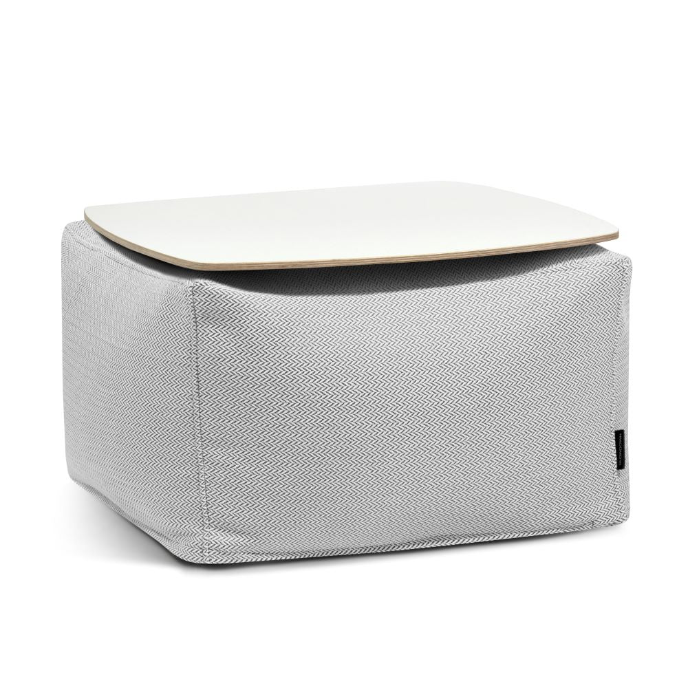 Sitzsack-Beistelltisch SOFT TABLE Canaria Hellgrau, Hersteller: Slowdown