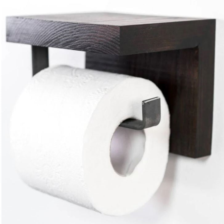 Rustikaler Toilettenpapierhalter JUMTS des lettischen Herstellers Ewart Woods