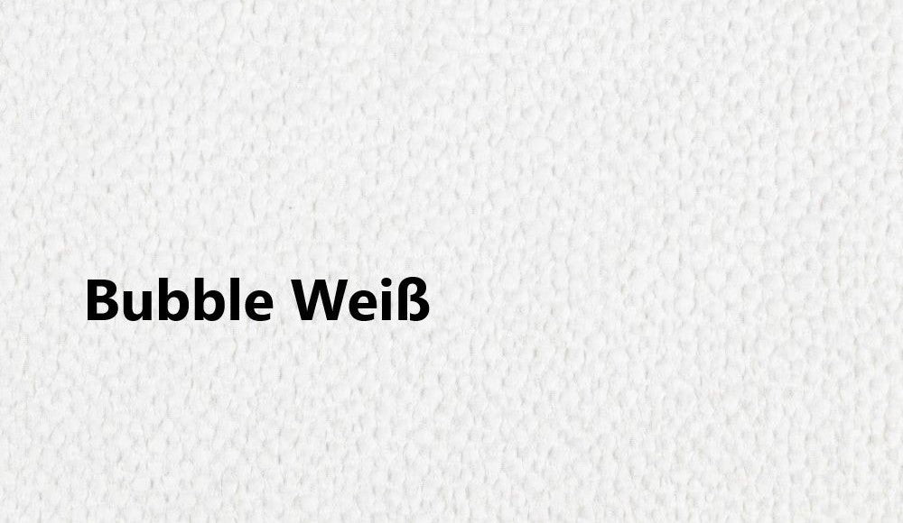 Veloursstoff Bubble in Farbe Weiß aus 100% Polyester mit Bouclé-Textur für Polstermöbel