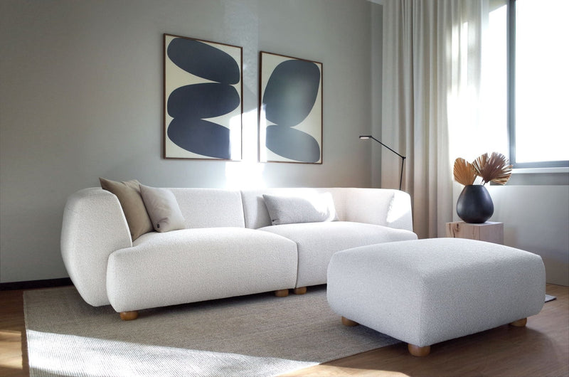Skandinavische Möbel bringen Stil in dein Wohnzimmer. Im Bild ”CAVA Modular Sofa 270 - noor disain
