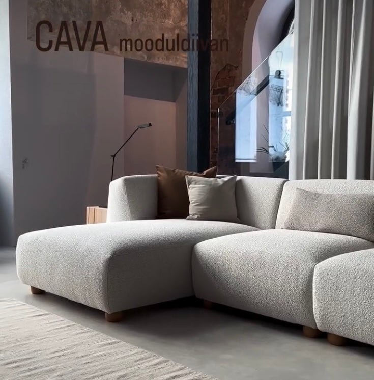 CAVA Modular Sofa 310 mit Chaiselongue – große Wohnlandschaft