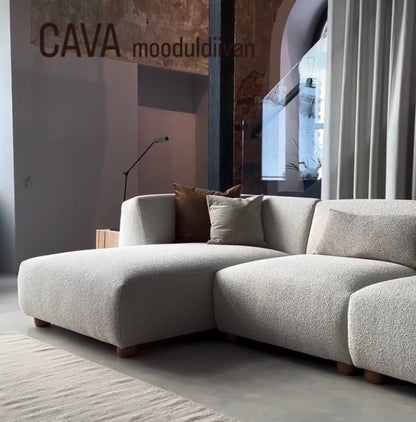 CAVA Modular Sofa 310 mit Chaiselongue - noor disain