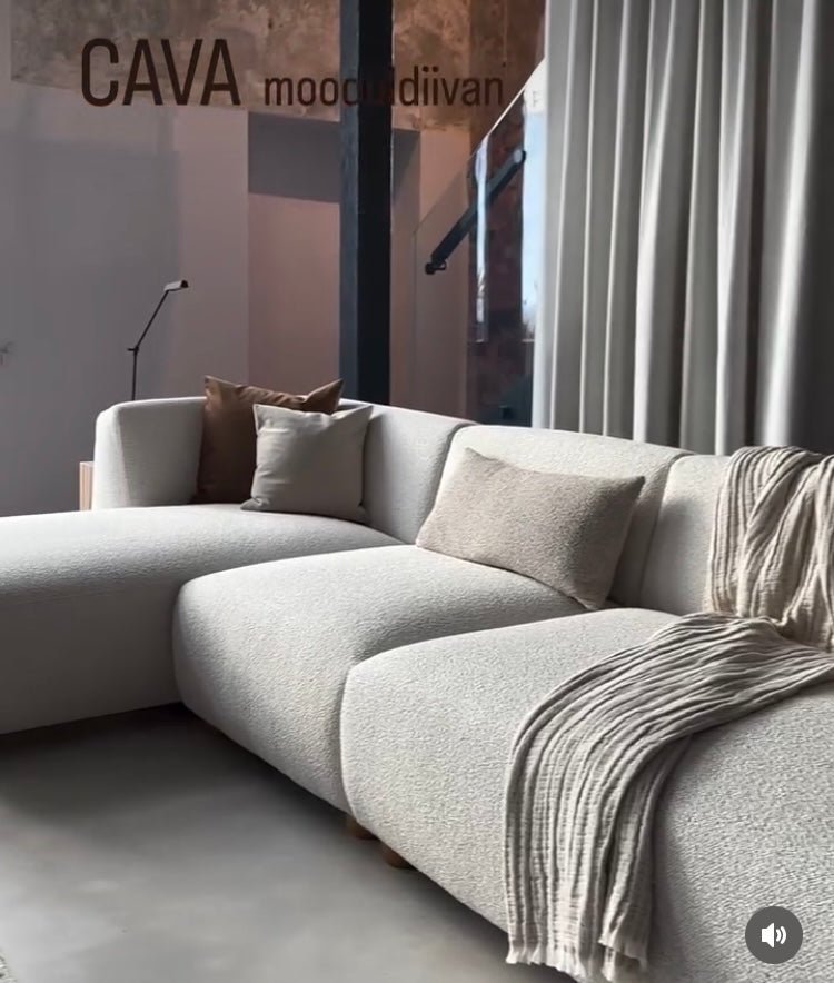 CAVA Modular Sofa 310 mit Chaiselongue - noor disain