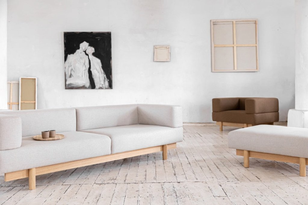 Dreisitzer-Sofa ALCHEMIST des litauischen Herstellers Emko