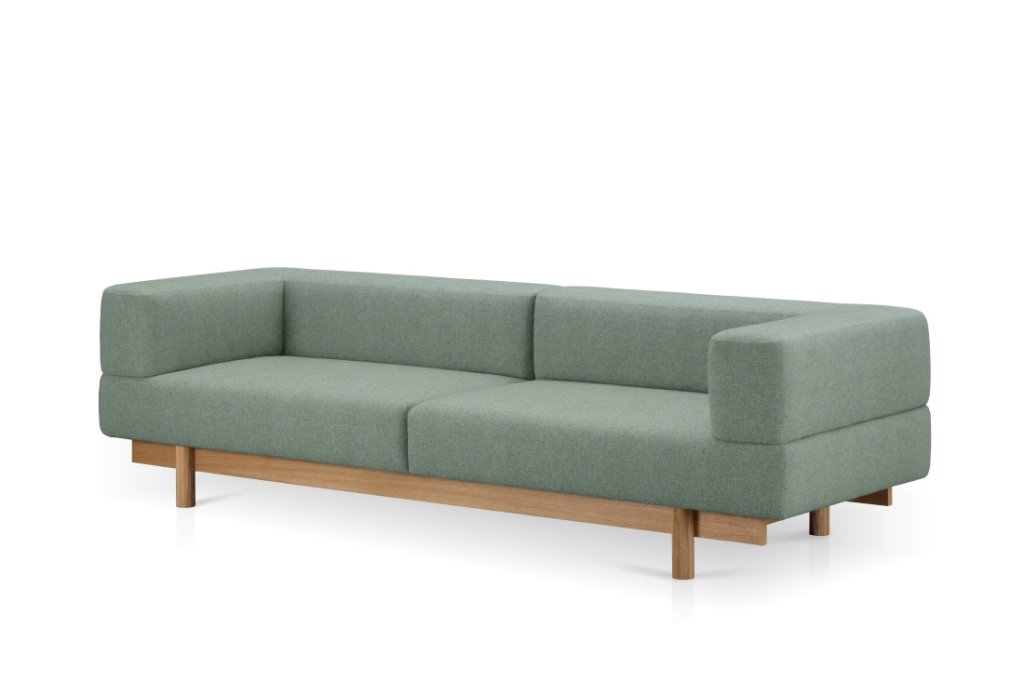 Dreisitzer-Sofa ALCHEMIST Camira blau des litauischen Herstellers Emko