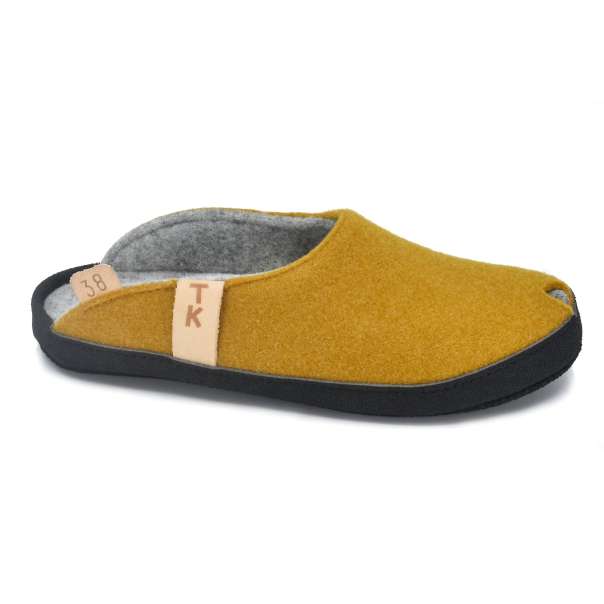 Hausschuhe BRUSSELS - mustard - noor disain