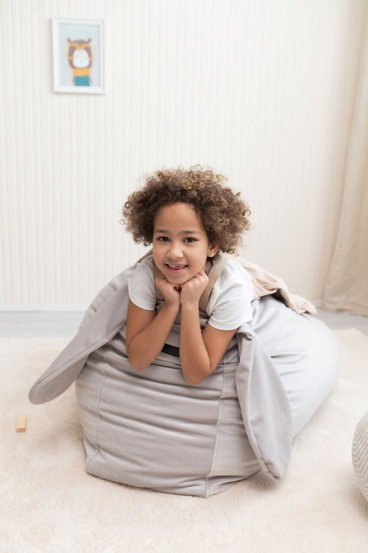 Kinder - Sitzsack SNUG 80 Hase - noor disain