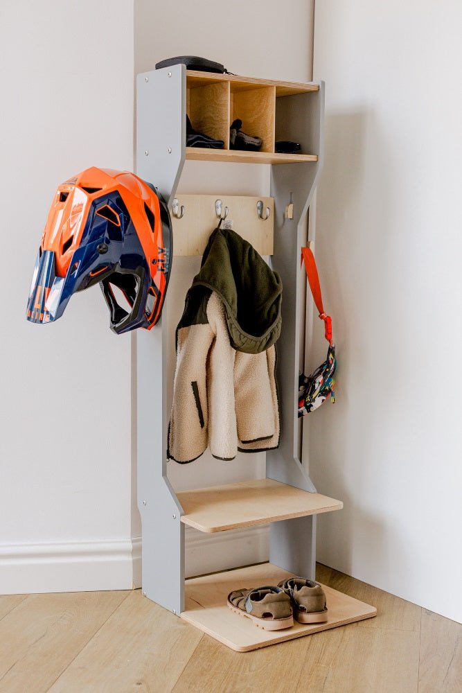 kindergarderobe mit aufbewahrung Kindergarderobe mit Sitzbank – Garderobe für Kinderzimmer & Flur