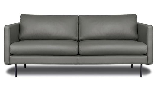 Ledersofa LEAF 178 in skandinavischem Design vom Möbelstudio Oot-Oot