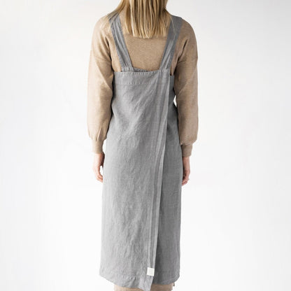 Leinenschürze PINAFORE in japanischem Stil - noor disain
