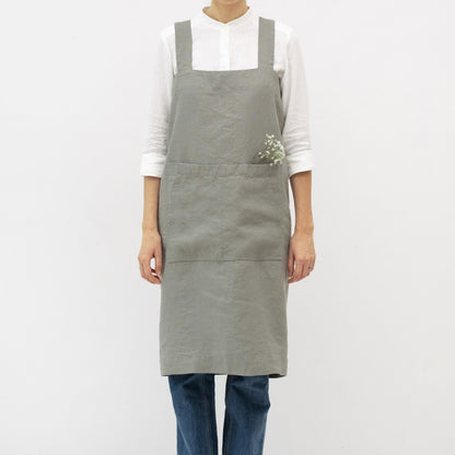 Leinenschürze PINAFORE in japanischem Stil - noor disain