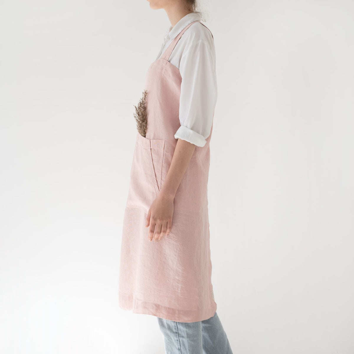 Leinenschürze PINAFORE in japanischem Stil - noor disain