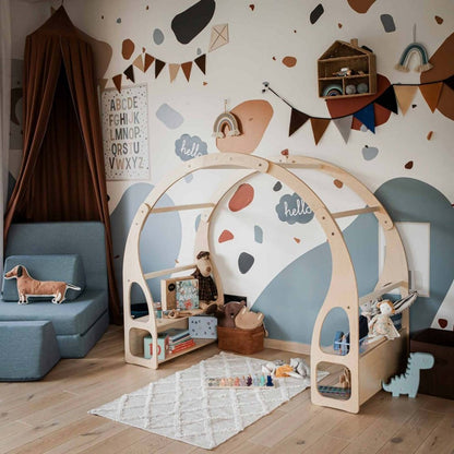 Montessori Spielbogen im skandinavischen Design des lettischen Herstellers Montessori House Bed