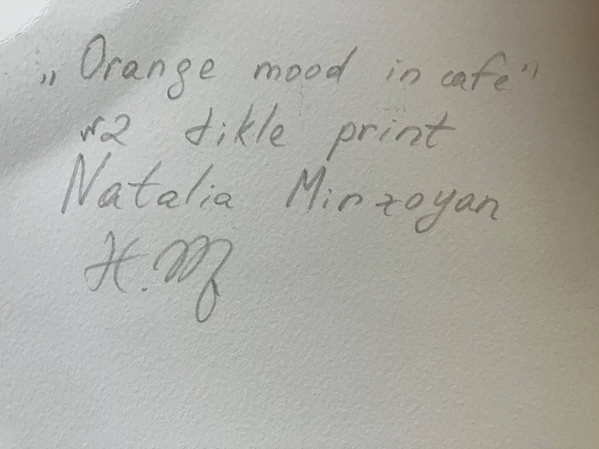 Orange Mood in Café - noor disain