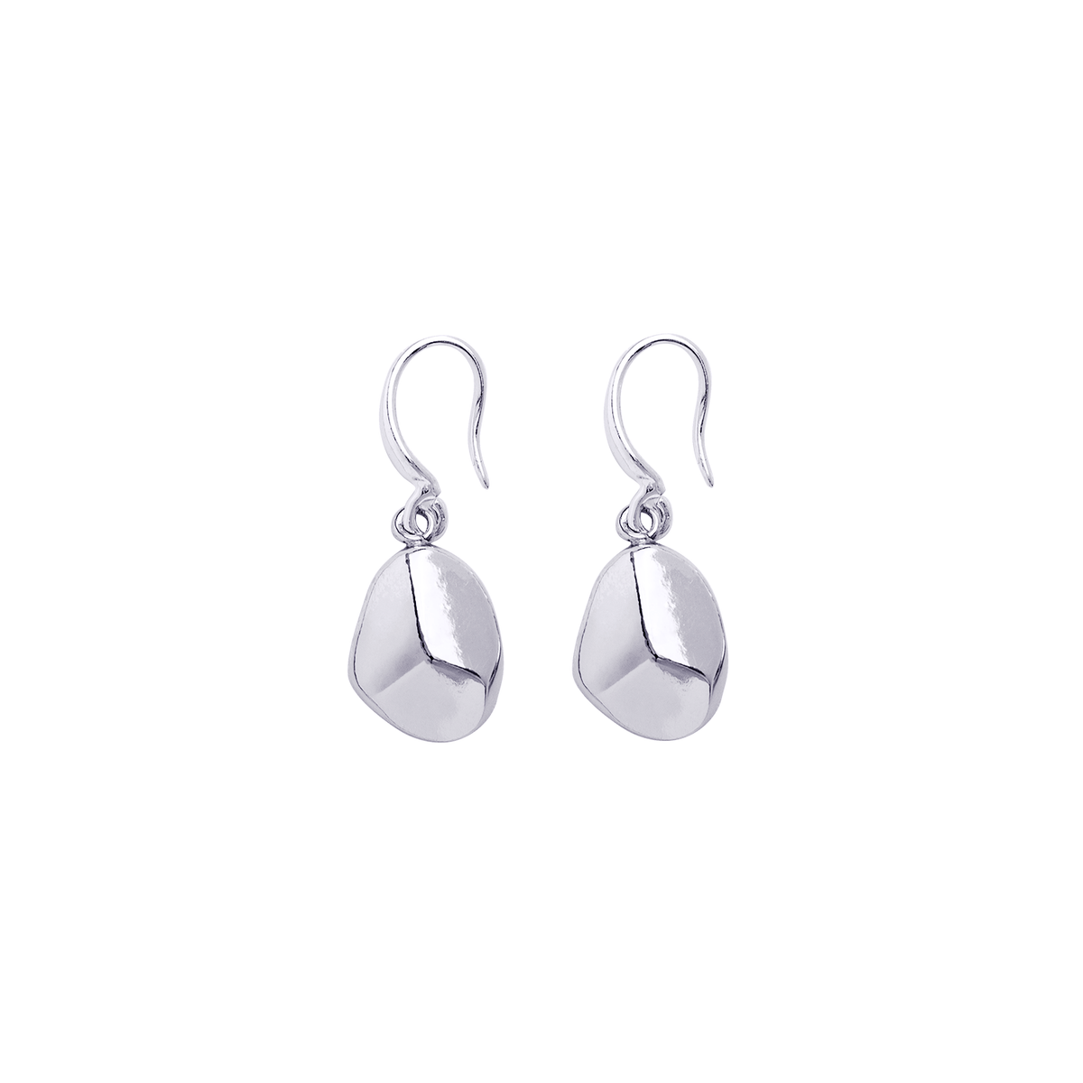 PEBBLES - Rock - Ohrhänger, Sterlingsilber, handgefertigt, inspiriert von Kieselsteinen - noor disain