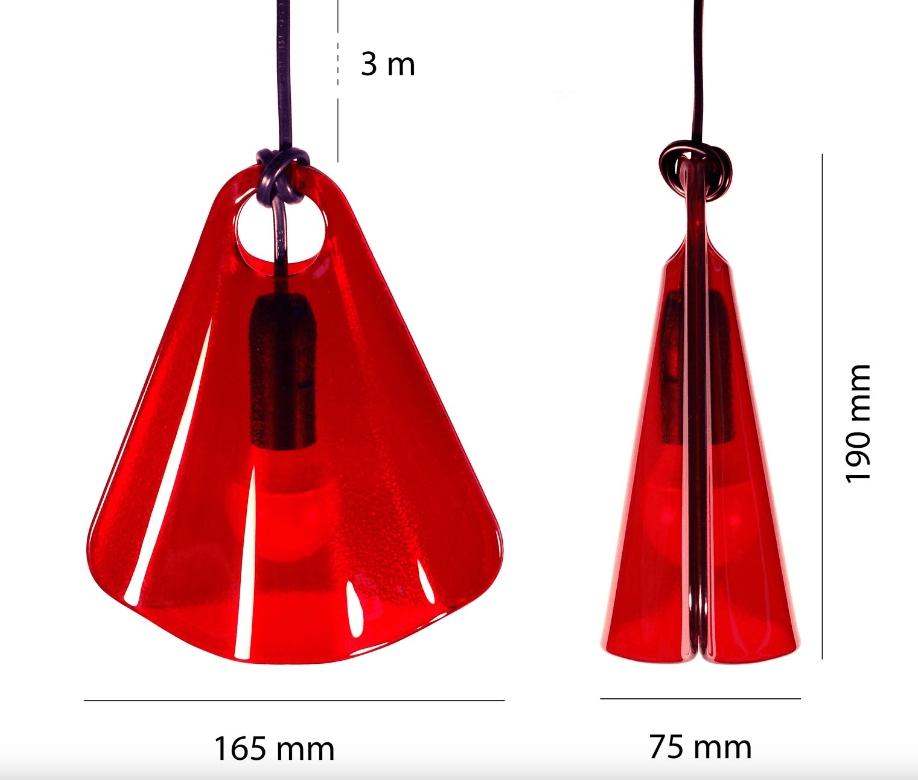 Pendelleuchte TRIANGEL - noor disain