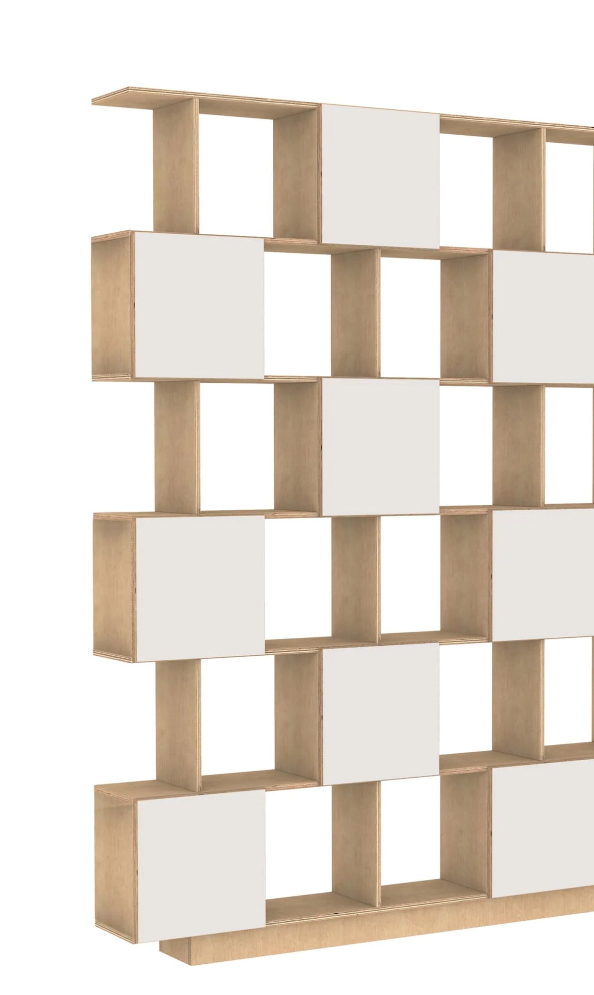 Regal BOXY weiße Fronten - noor disain