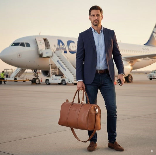 Reisetasche TAAVI - Leder braun vom estnischen Hersteller Papillon