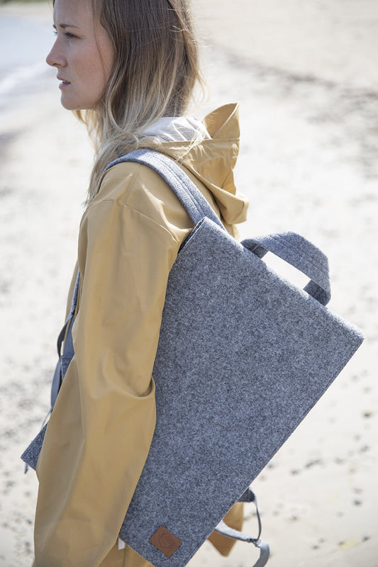 Rucksack LUND - grau - noor disain