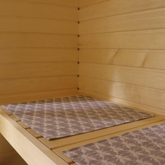 Seating Pad for Sauna, 45 x 50 cm - Hiiumaa Fly Pattern