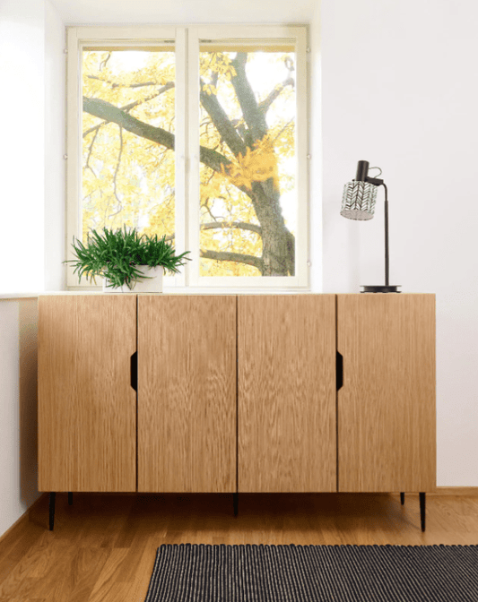Sideboard NOBLE hoch mit vier Türen des estnischen Herstellers Radis