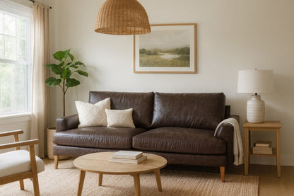 Sofa CONCORDE Leder des estnischen Herstellers Tarmeko - KI-generiert