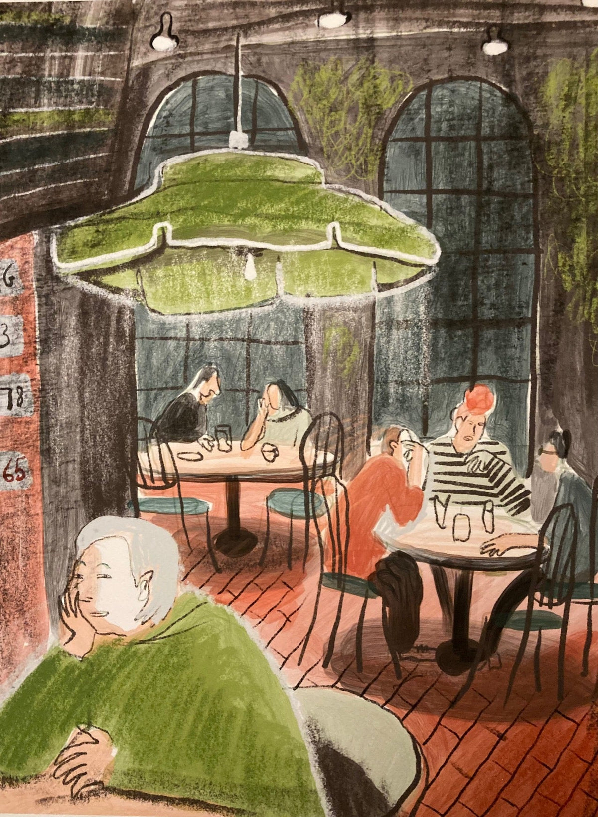The Café with the Green Lamp - noor disain