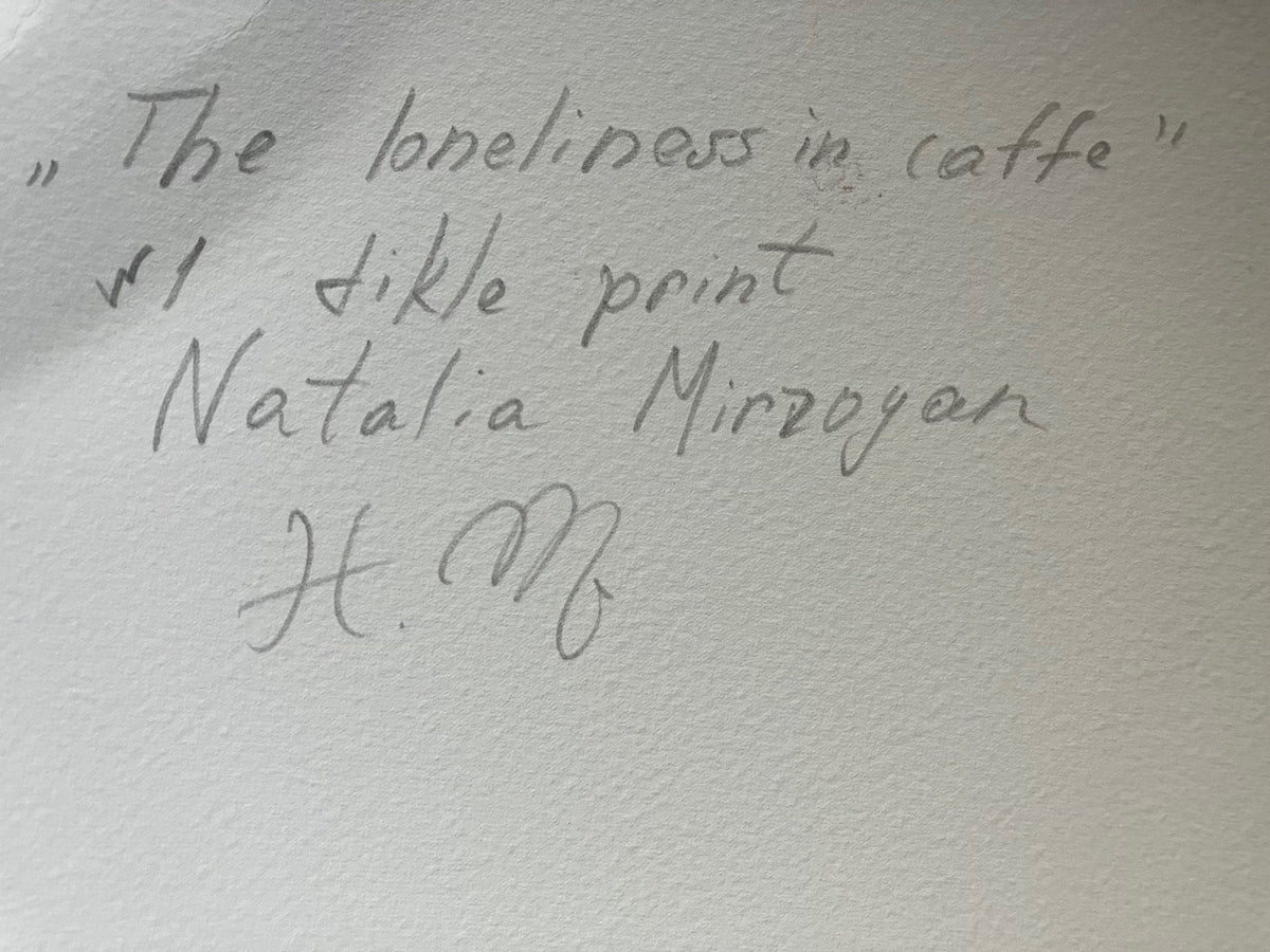 The Loneliness in Caffe - noor disain