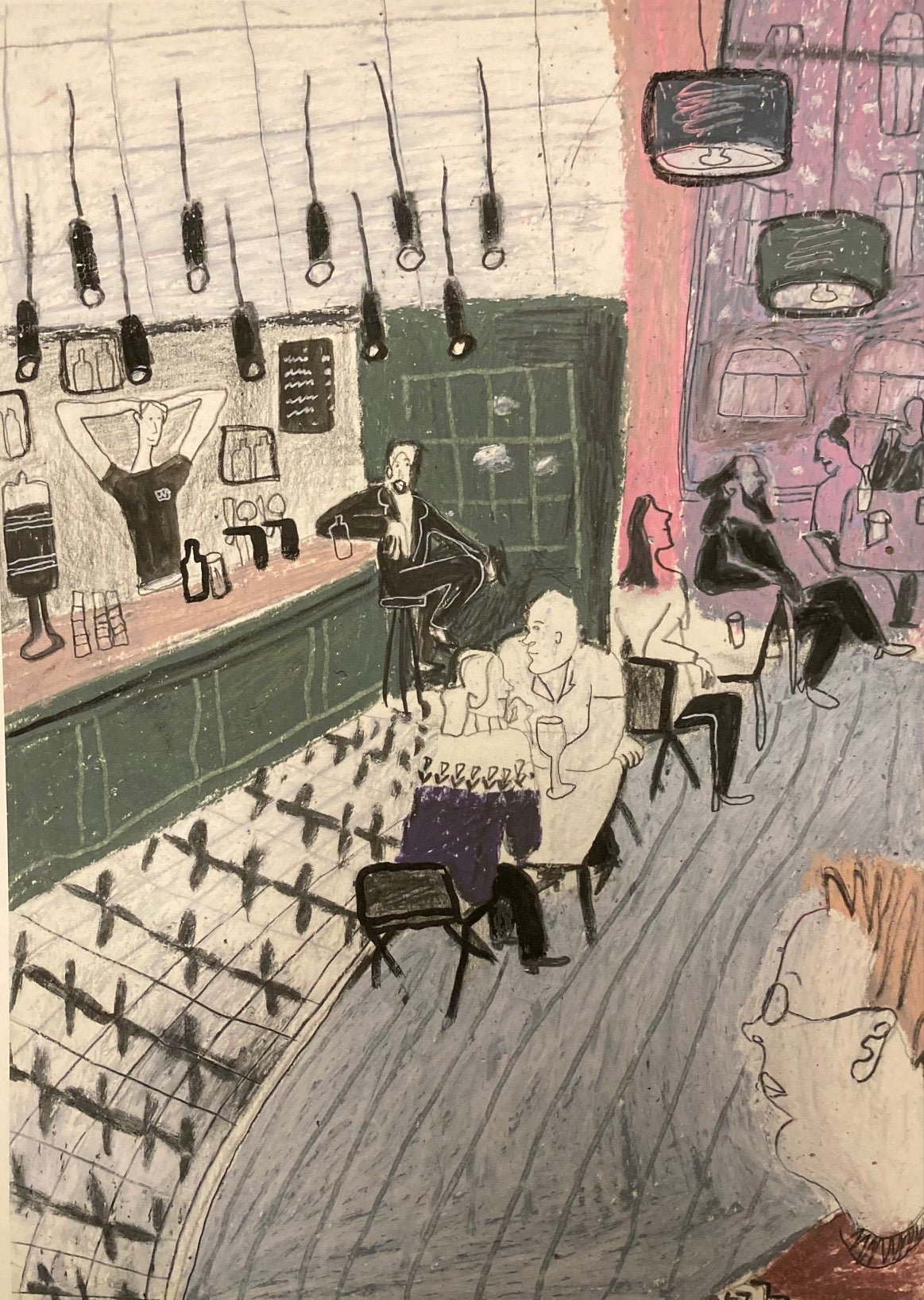 The Night Time in Café - noor disain