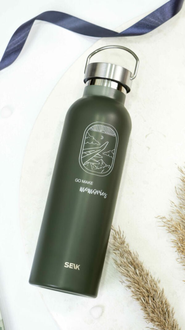 Thermosflasche GO MAKE MEMORIES - noor disain, 500 ml, doppelter Edelstahl