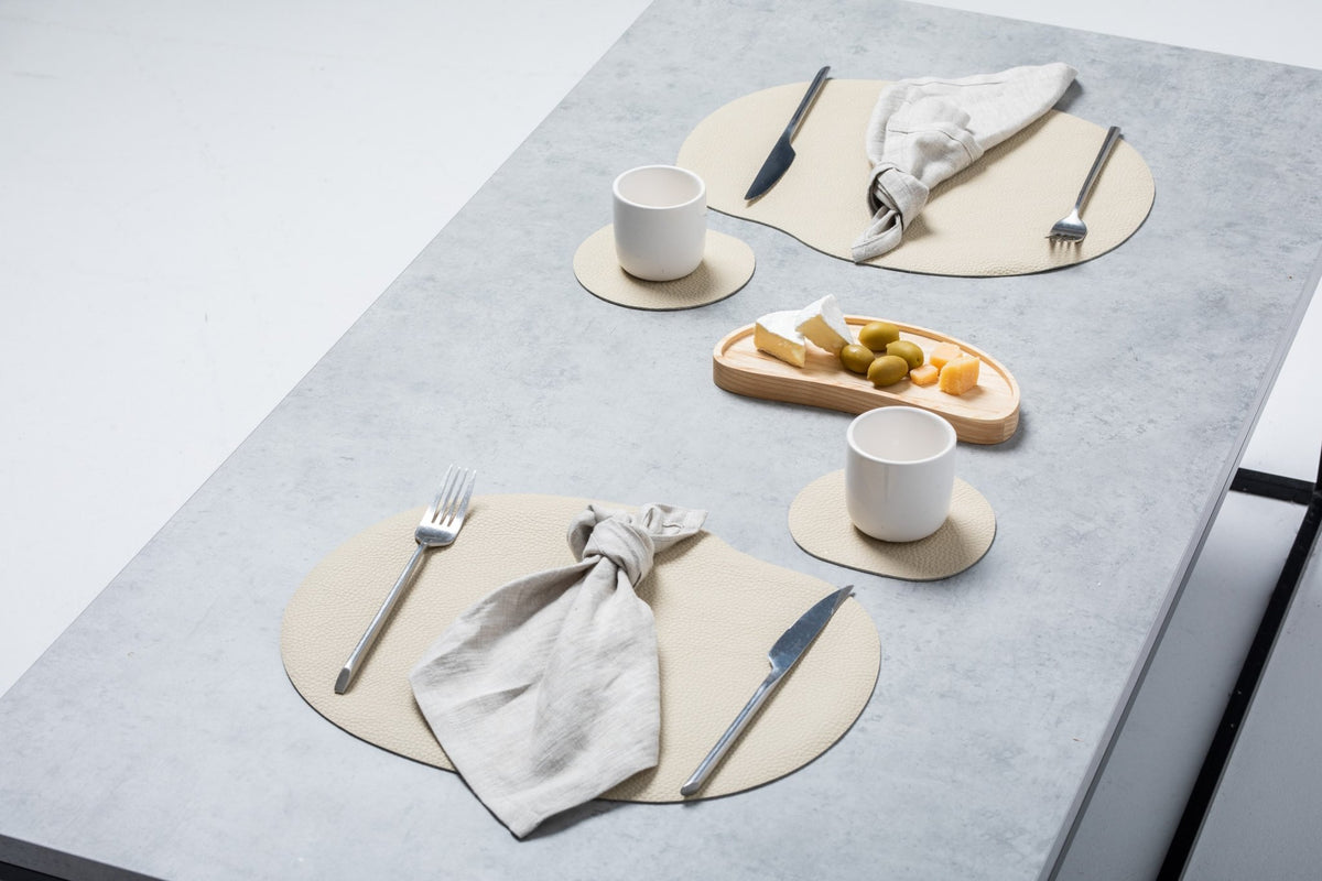 Tischset MÜHLSTEIN aus Leder - noor disain