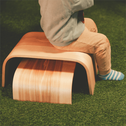 Tritthocker - Set aus Holz zweiteilig - noor disain