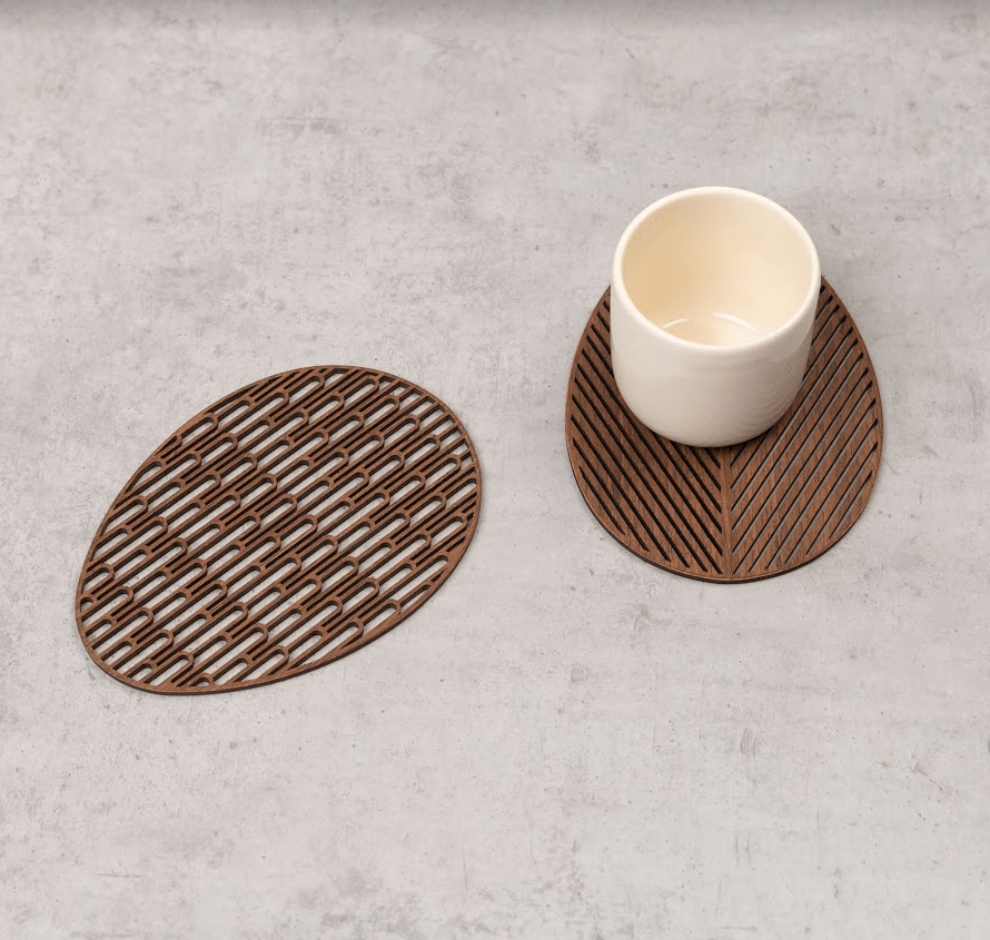 Untersetzer VARVA Holz 2er - Set - noor disain