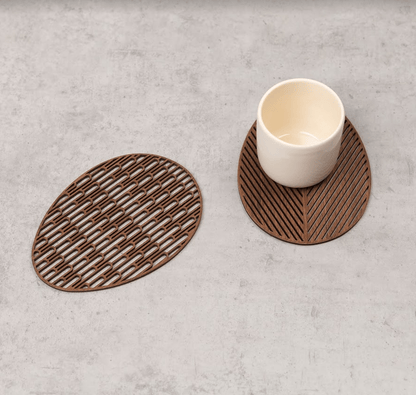Untersetzer VARVA Holz 2er - Set - noor disain