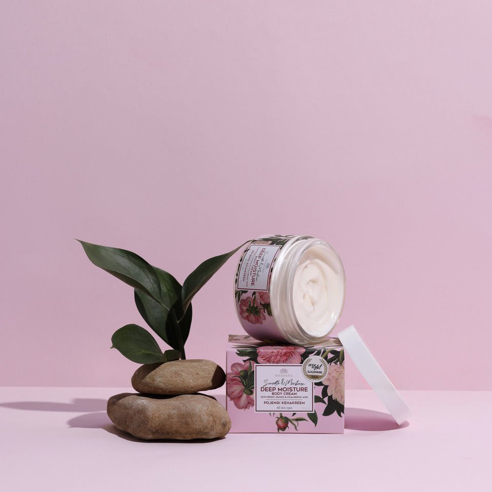 Vegane Pfingstrosen - Körpercreme - noor disain