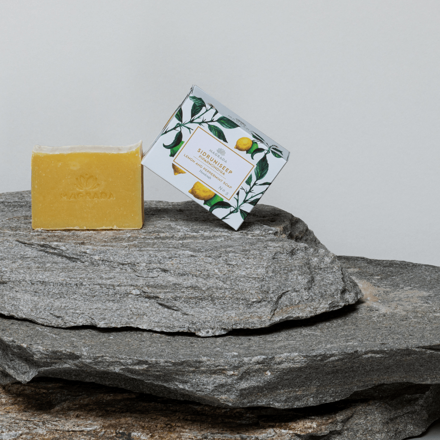 Vegane Zitronen - Mint - Seife - noor disain